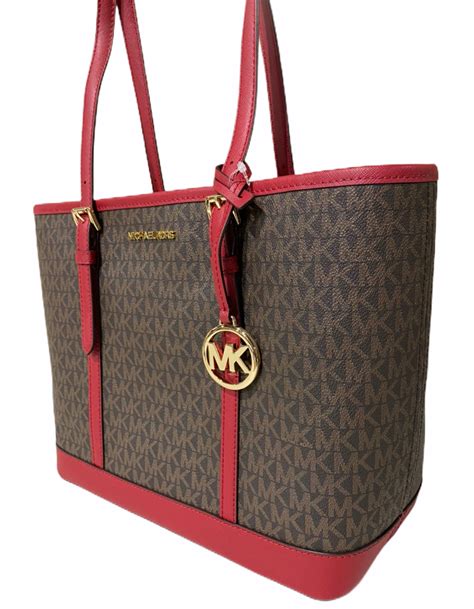 michael kors jet set travel top zip tote ebay